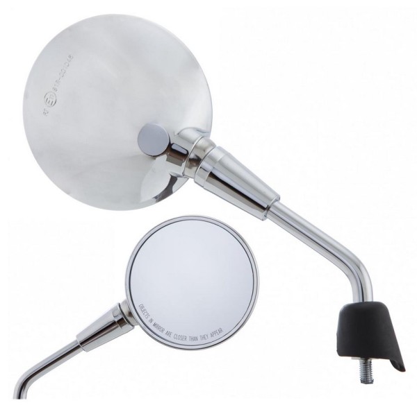 Spiegel Shorty chroom rechts, links voor Vespa Primavera 50-150ccm 2T/4T / GTS HPE 50-300ccm