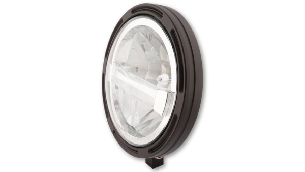 HIGHSIDER pro 7 inch koplampframe-R1 Type 4 LED Zwart Onderste bevestiging