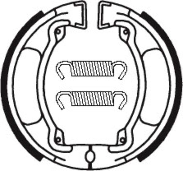 Tecnium scooter/straat/off-road organische remblokken - BA032