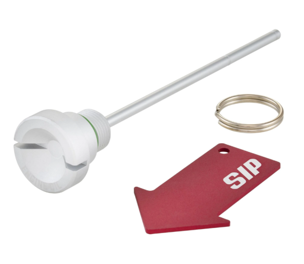 Olievuldop motorolie voor Vespa LX/S 3V d.w.z. 125-150ccm 4T AC, zilver mat