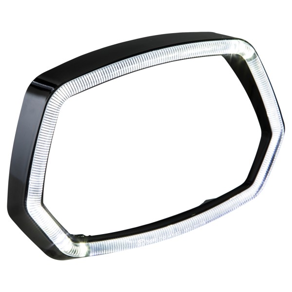 Lampring zwart glans LED lichtring voor Vespa Sprint 125/150cc 4T ('13-'18)