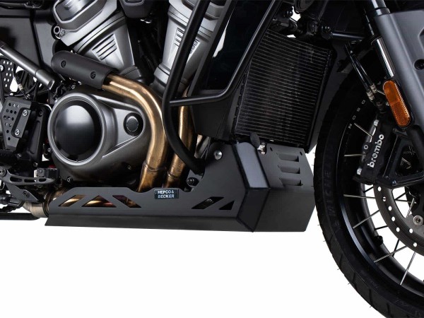 Motorbeschermplaat zwart voor Harley Davidson Pan America (21-) Hepco & Becker