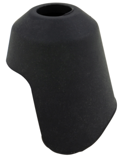 Rubberen spiegel, links voor Vespa Primavera/Sprint 50-150cc 2T/4T AC, zwart