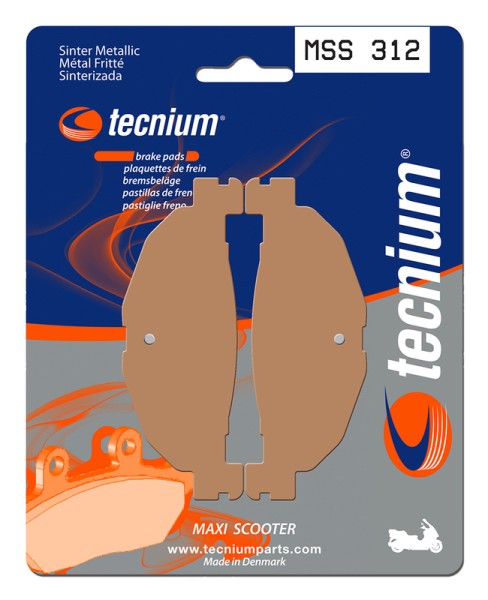 Tecnium Maxi Scooter gesinterde metalen remblokken - MSS312