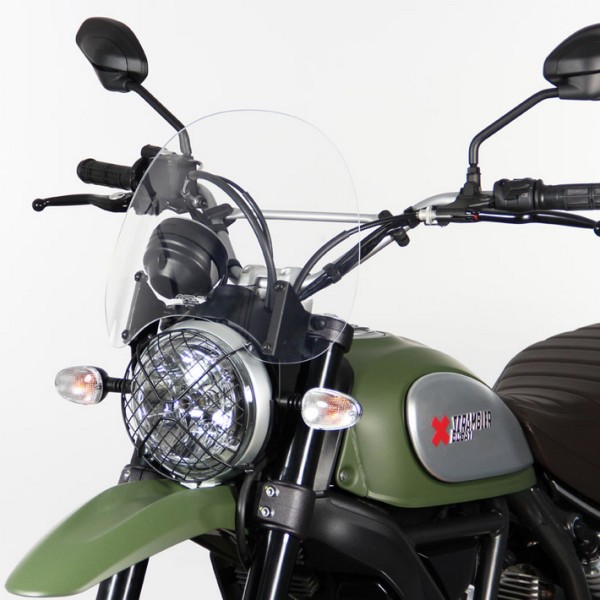 Touring scherm MRA "NT" voor Ducati Scrambler 800 (Bj.15-18) zwart