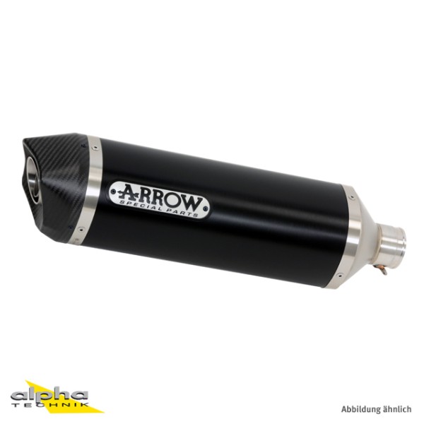 ARROW Auspuff RACE TECH für Yamaha T-Max 500 / 530 aus Aluminium, schwarz