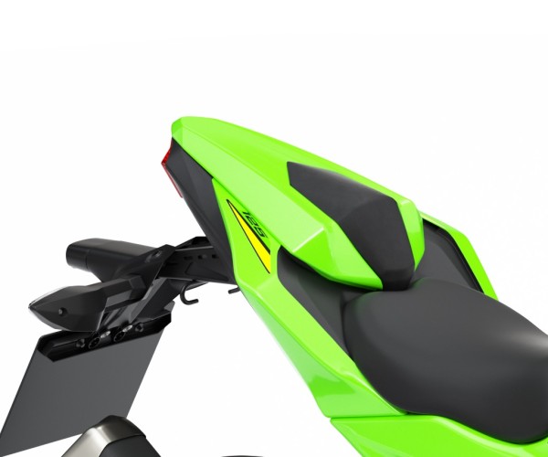 Passagiersstoelhoes 51P GRN Candy Lime Green voor Kawasaki Ninja /Z 125