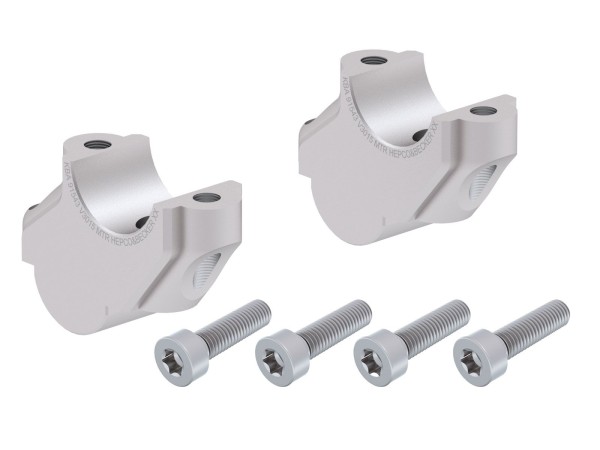 Stuurverhoger H=30 mm met offset 15 mm naar achteren voor BMW R 1200 GS (04-07) Hepco & Becker