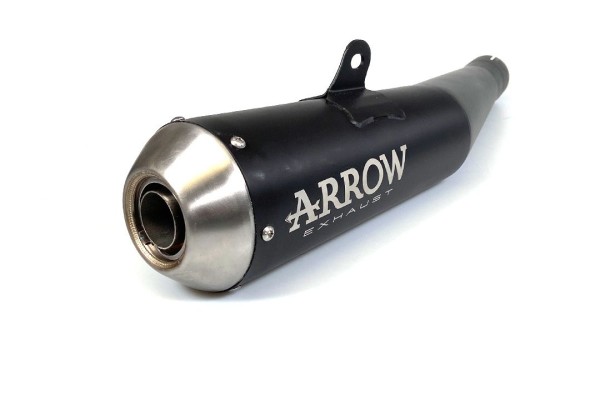 ARROW uitlaat DARK PRO RACING voor Yamaha XJR1300 2007-2016, roestvrij staal zwart