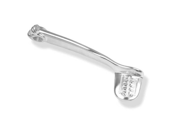 V PARTS Kickstarter hendel zilver Piaggio