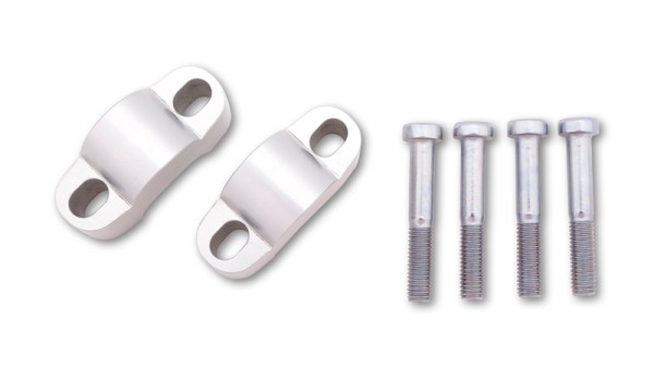 HIGHSIDER pro stuurverhoger zilver 25 mm, Voor Ø28,6mm stuur