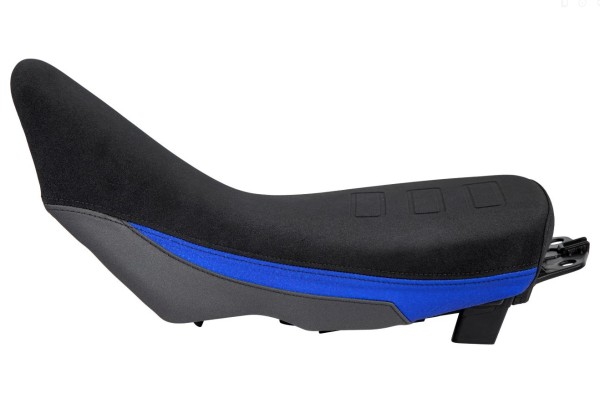 Zadel "Extra Comfort" zwart/blauw voor Yamaha Ténéré 700 (25-)