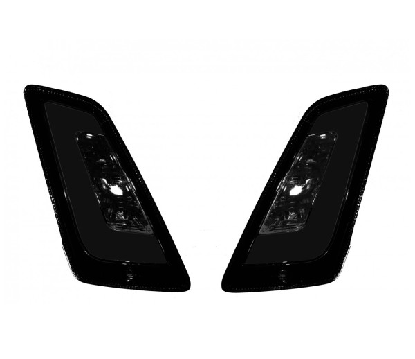 LED-knipperlichtenset voorzijde, getint voor Vespa GT, GTL, GTV, GTS 125-300 (2014-2018)