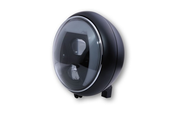 HIGHSIDER pro 7 inch koplamp Yuma 2 Type 8 LED Zwart met TFL, bochtverlichting, E-goedgekeurd (1pc)