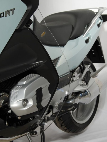 Voetbeschermers voor BMW R 1200 RT (10-14), licht getint, paar