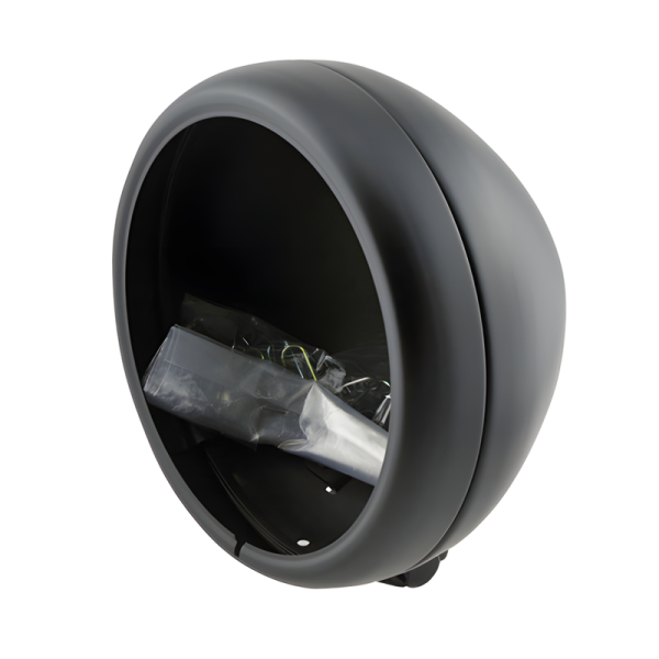 HIGHSIDER pro Pecos koplampbehuizing zwart 5 3/4 inch, onderste bevestiging