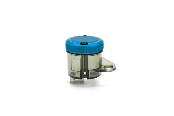 Barracuda Universal Ausgleichsbehälter mit blau eloxiertem Aluminiumdeckel, Durchmesser 50 mm