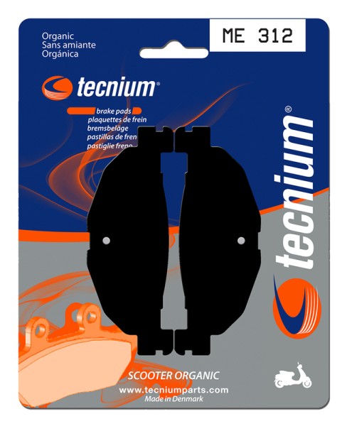 Tecnium organische remblokken voor scooter - ME312