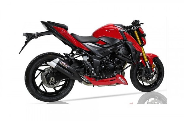 IXIL HYPERLOW BLACK XL rvs achterdemper voor Suzuki GSX-S 750 (My.16-) / GSR 750 (My.11-)