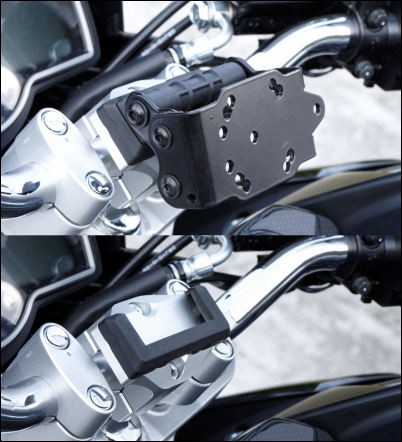 Beugel voor navigatieapparatuur voor Suzuki GSR750 BJ. 2011-2016/ V-Strom 1000 BJ. 2017/ V-Strom 1000
