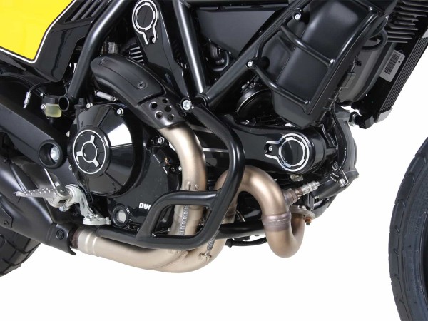 Motorbeschermer zwart voor Ducati Scrambler 800 (19-22) Hepco & Becker
