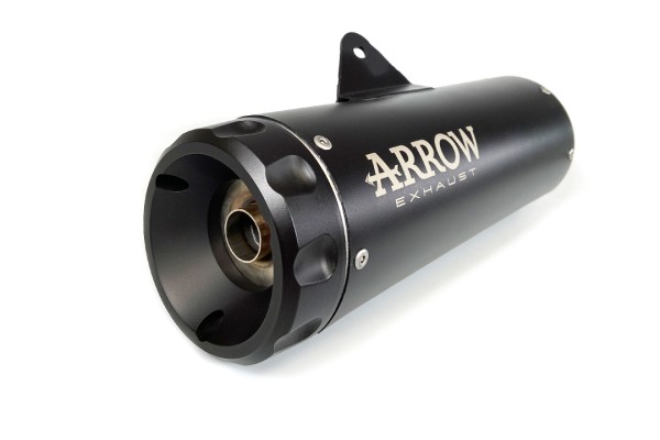 ARROW Auspuff Komplettanlage DARK REBEL mit schwarzer Endkappe für Kawasaki Z650 RS ab Modelljahr 20