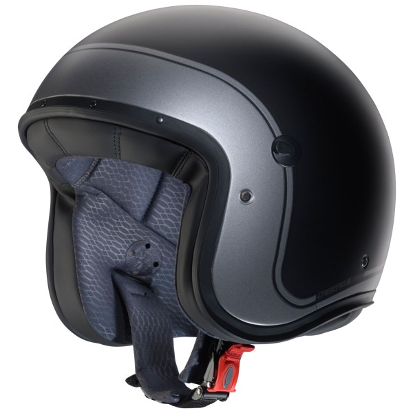 Caberg helm Freeride X Imola mat zwart/pistool metallic
