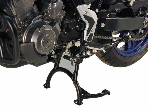 Middenstandaard zwart voor Aprilia Pegaso 650 Strada (05-09) Hepco & Becker
