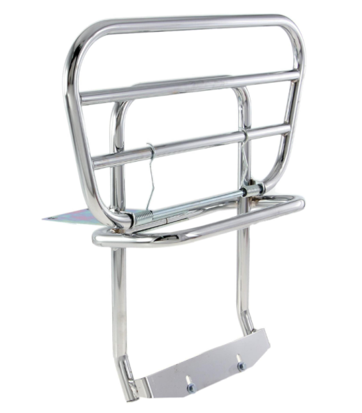 Bagagerek Traveller voor Vespa PX 80-200cc, opvouwbaar, chroom