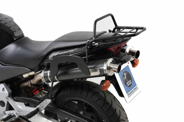 Buisvormige bagagedrager topkoffer zwart voor Honda CB 900 Hornet (02-05) Hepco & Becker