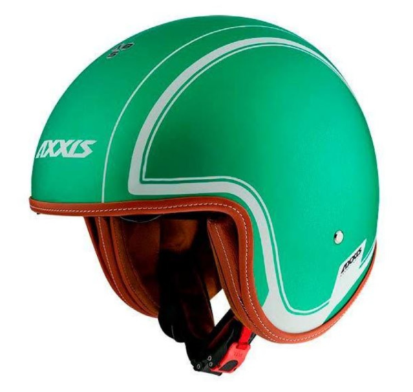 Axxis Jet Helm, Hornet SV Royal, groen mat