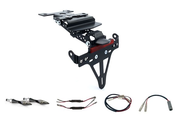 Kentekenplaathouder (incl. Barracuda knipperlichten achter) voor Yamaha Ténéré 700 (19-24)
