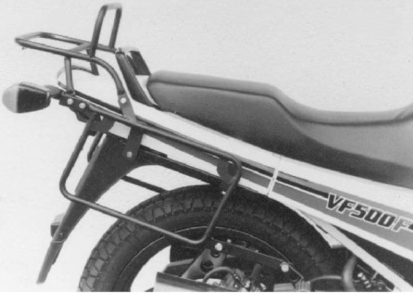 Buisvormige bagagedrager topkoffer en zijkoffer zwart voor Honda VF 500 F/F2 (84-87)