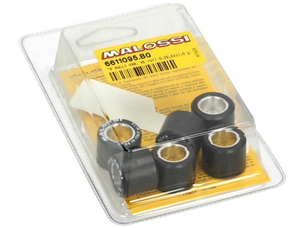Malossi variator roller set, 20x17 mm, 7,0 g, stuk: 6