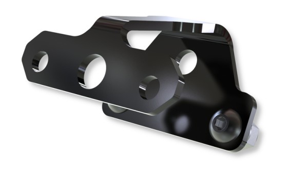 HIGHSIDER pro kentekenplaathouder zwart XL (1pc)
