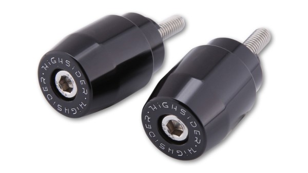 HIGHSIDER pro stuurgewichten zwart M6 Honda (paar)