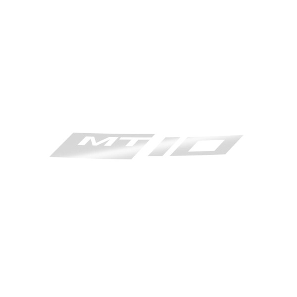 Reflecterende velgstickers zilver voorzijde voor Yamaha MT-10 (22-) Origineel