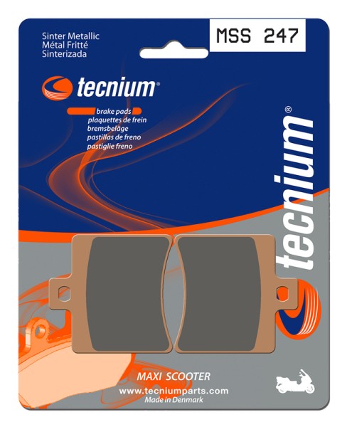 Tecnium Maxi Scooter gesinterde metalen remblokken - MSS247
