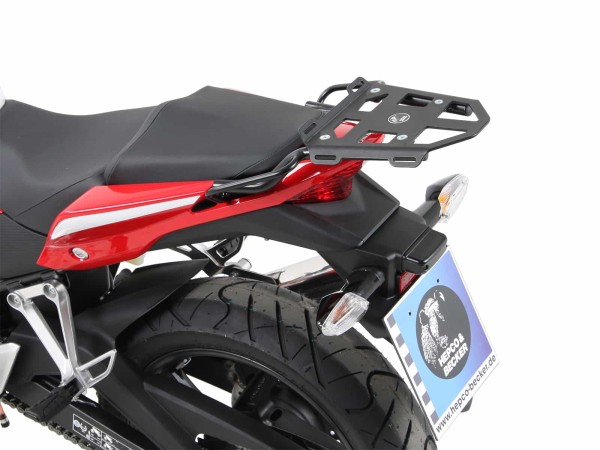 Minirack zachte bagagedrager zwart voor Honda CBR 300 R (14-17) Hepco & Becker