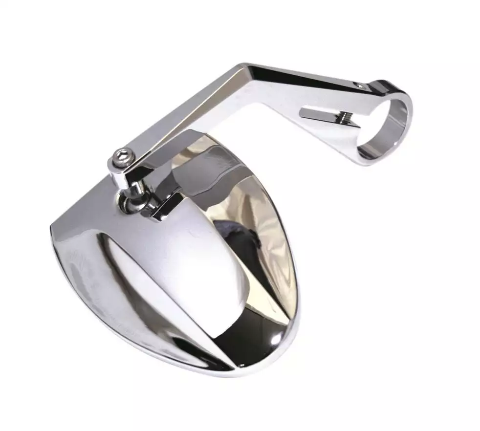 Stuurspiegel FERRARA 2 voor Vespa, links of rechts, chroom