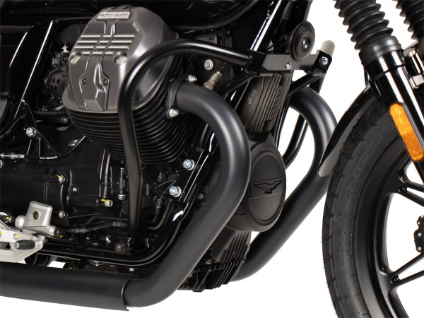Motorbeschermer zwart voor Moto Guzzi V7 Stone Special Edition (22-) Hepco & Becker