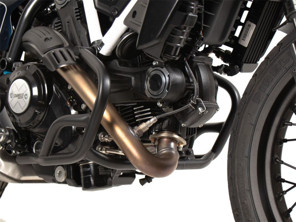 Motorbeschermer zwart voor Ducati Scrambler 800 Icon (23-) Hepco & Becker