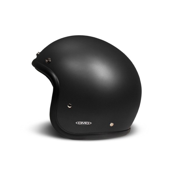 DMD jethelm Retro, zwart, mat, Matt Black, glasvezel, ECE 22.06