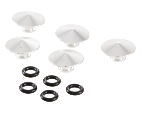 Afdekkap wielbout voor of achter, zilver