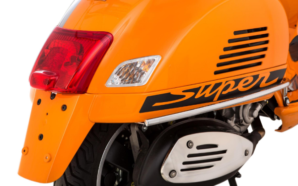 Crashbar zijafdekking achter voor Vespa GTS /GTS Super /GTV /GT 60, 125-300ccm, chroom