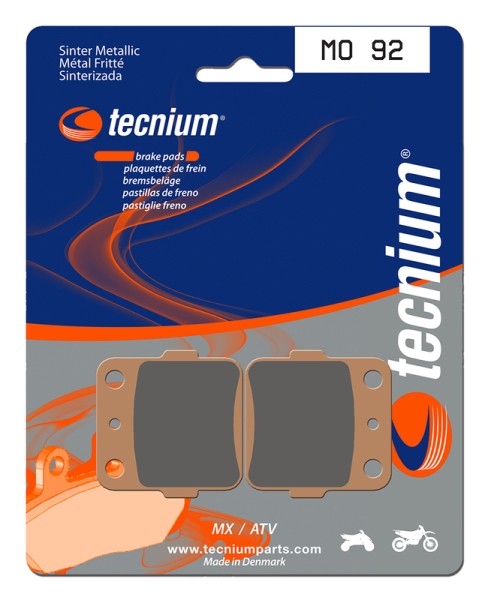 Tecnium MX/ATV gesinterde metalen remblokken - MO92