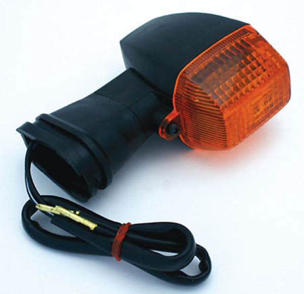 HIGHSIDER Smart Kawasaki stijl lamp richtingaanwijzerbehuizing zwart / lens oranje (stuk), voor & achter
