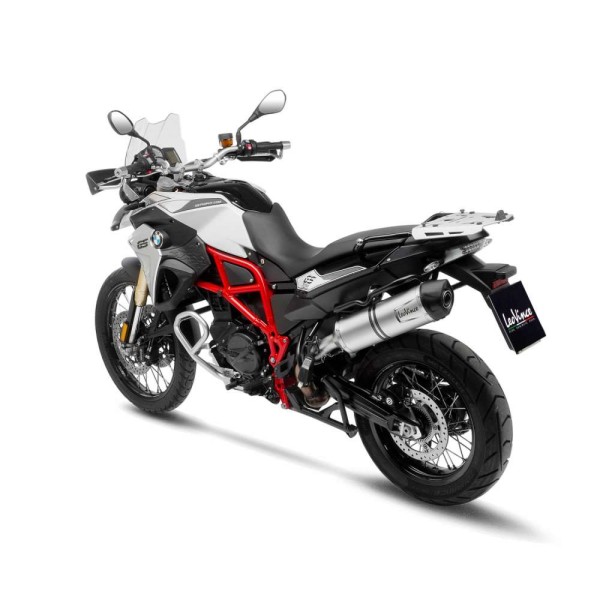 LeoVince uitlaatsysteem LV One Evo voor BMW F 700 GS /F 800 GS, zilver, slip on, E-certificaat