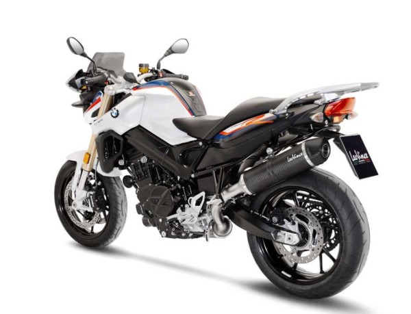 LeoVince uitlaatsysteem LV One Evo voor BMW F 800 GT /R, carbon, slip on, Euro4, E-certificaat