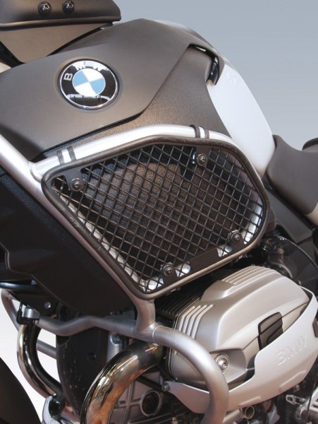 Tankbeschermer voor BMW R 1200 GS Adventure, staal, zwart